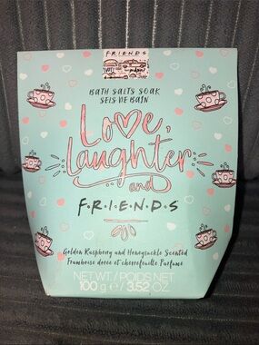 3/$15 FRIENDS Golden Raspberry &!Honeysuckle Scented Bath Salts Soak